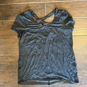 Lululemon Athletica Charcoal Short Sleeve Tee